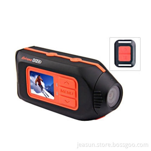 Real 1080p Full HD Extreme Action Sports Camera with 1.5-inch TFT LCD, Mount on Helmet